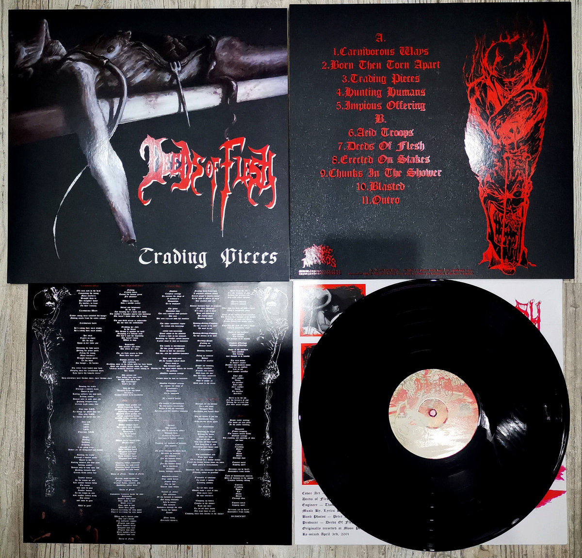Deeds Of Flesh – Trading Pieces - Black 12 LP -OUT NOW | coyoterecords