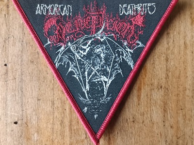 "Armorican Deathrites" patches-red border main photo