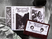 Supernatural Darkness - Supernatural Darkness' 'Flying Fortress' wine-red cassette!