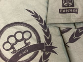 DUSTERS - military green sleeveprint T-shirt photo 