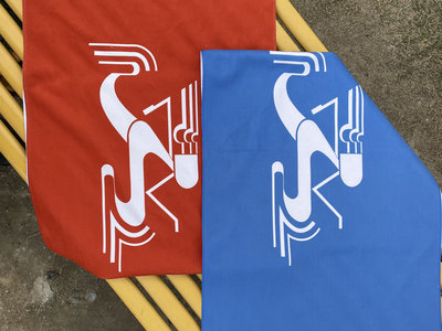"Running with Friends" sports towel - RED / BLUE main photo