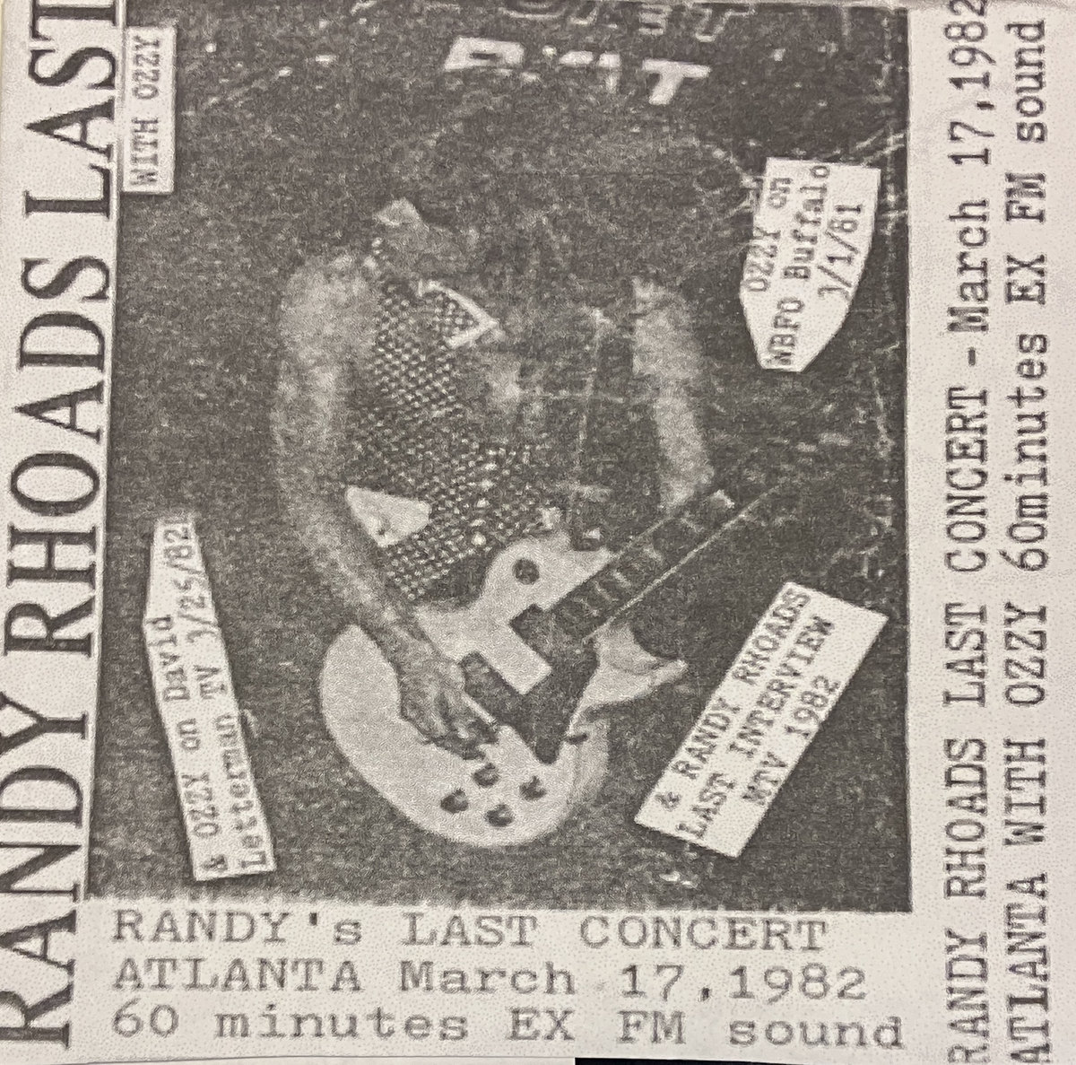 Randy Rhoads' 2nd to Last Concert | Ozzy Osbourne | Sidearm