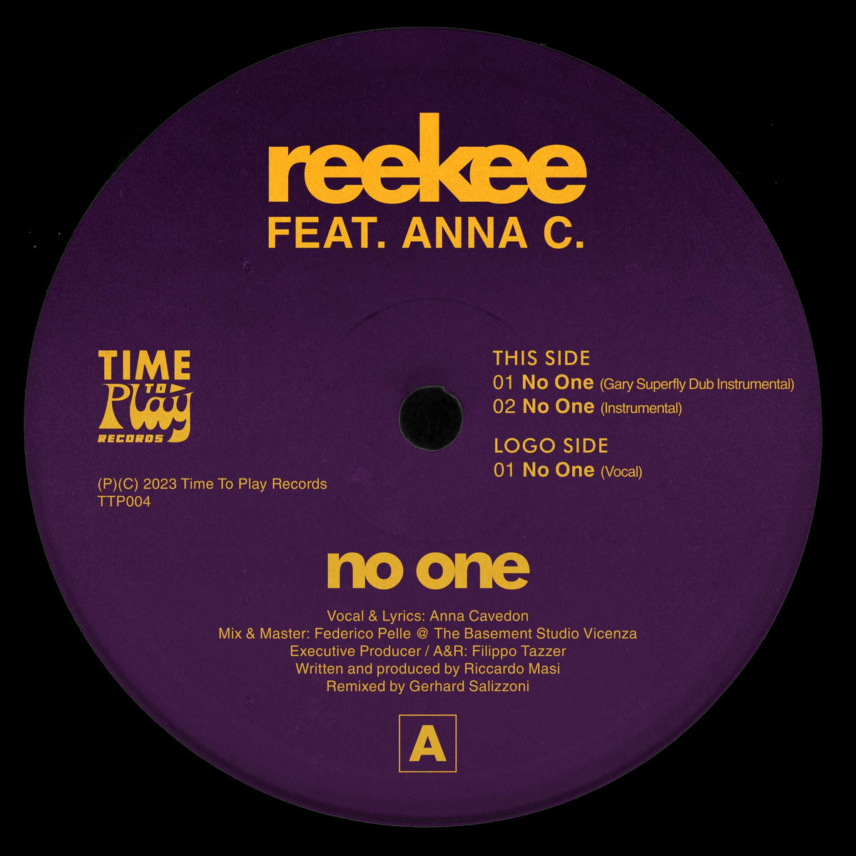 No One - (Gary superfly Dub Instrumental) | reekee FEAT. ANNA C 