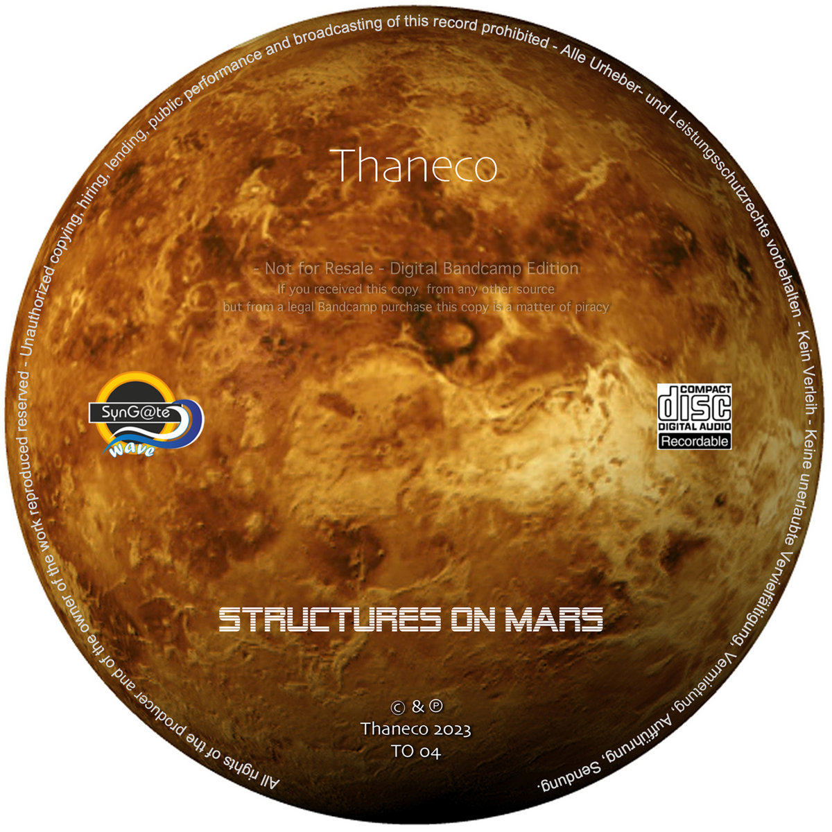 Structures on mars thaneco