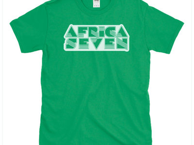 Africa Seven logo T-Shirt (White logo on Green) main photo