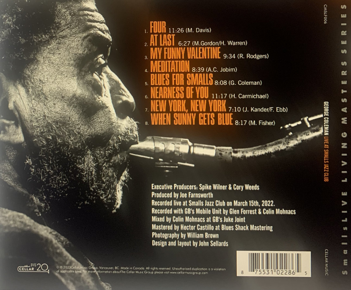 Live At Small's Jazz Club | George Coleman Quintet