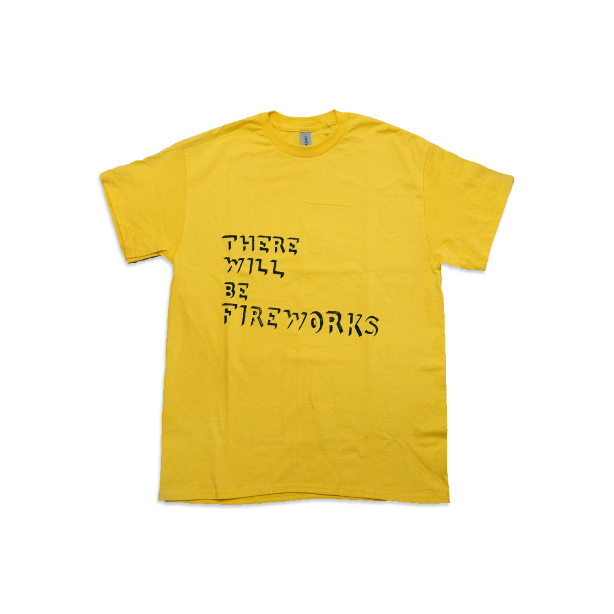 00s L.G.B. fire works t-shirt tシャツ y2k TWBF Yellow Block Tee | There Will Be Fireworks