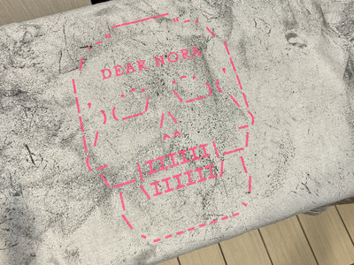 Dear Nora Dystopian Neon Pink Skull T-shirt main photo