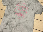 Dear Nora Dystopian Neon Pink Skull T-shirt photo 