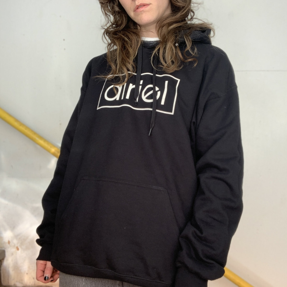 Black Logo Hoodie | Airiel