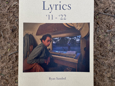 "Lyrics '11 - '22" Softcover Book by Ryan Sambol main photo