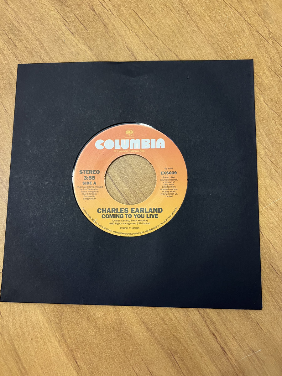 7” CHARLES EARLAND - COMING TO YOU LIVE Charles Earland - Coming To You Live on 7