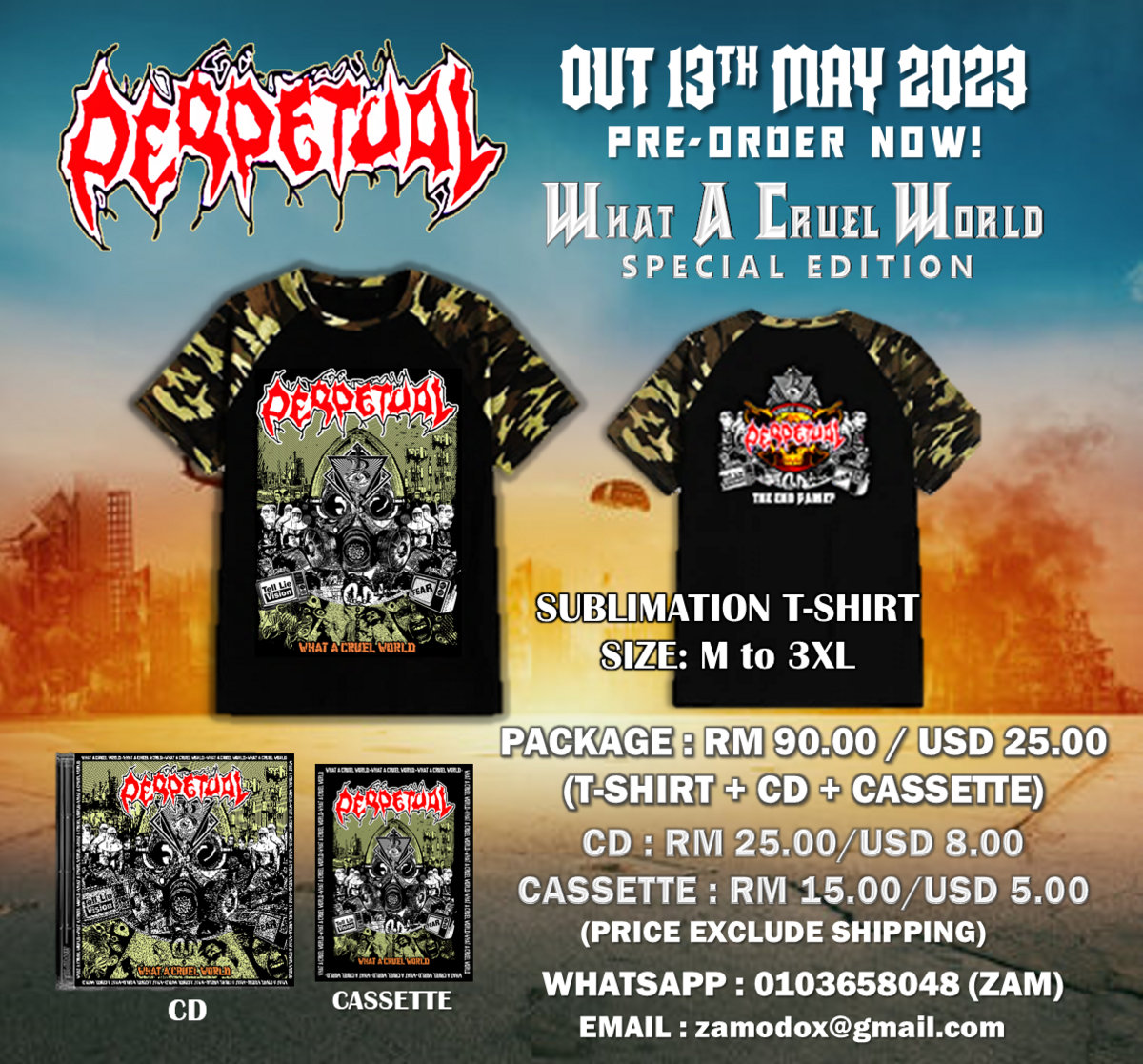 【DAI様用】PERPETUAL / What A Cruel World PERPETUAL 'WHAT A CRUEL WORLD' SPECIAL EDITION | Perpetual
