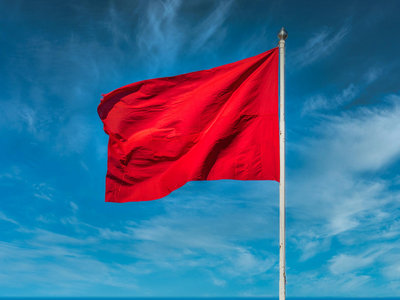 Stort Rødt Flagg 143X95 cm main photo
