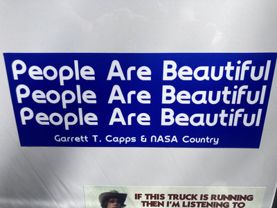 People Are Beautiful Bumper Sticker main photo