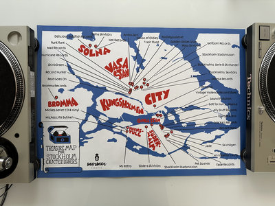 Stockholm Record Store Map | Funky Loffe