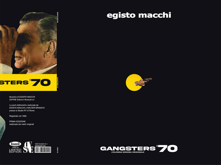 伊LP Egisto Macchi Gangsters 70 CNSV03 Cinedelic Records 未開封 /00260 Gangsters 70 | Egisto Macchi | Cinedelic