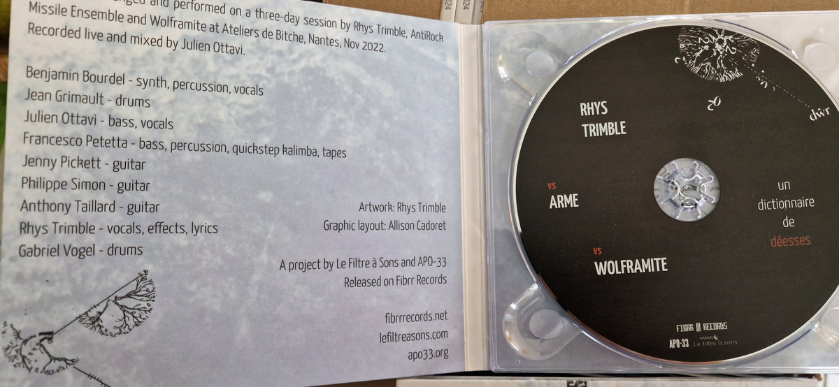 Rhys Trimble un dictionnaire de déesses | ARME / Rhys Trimble / Wolframite ...