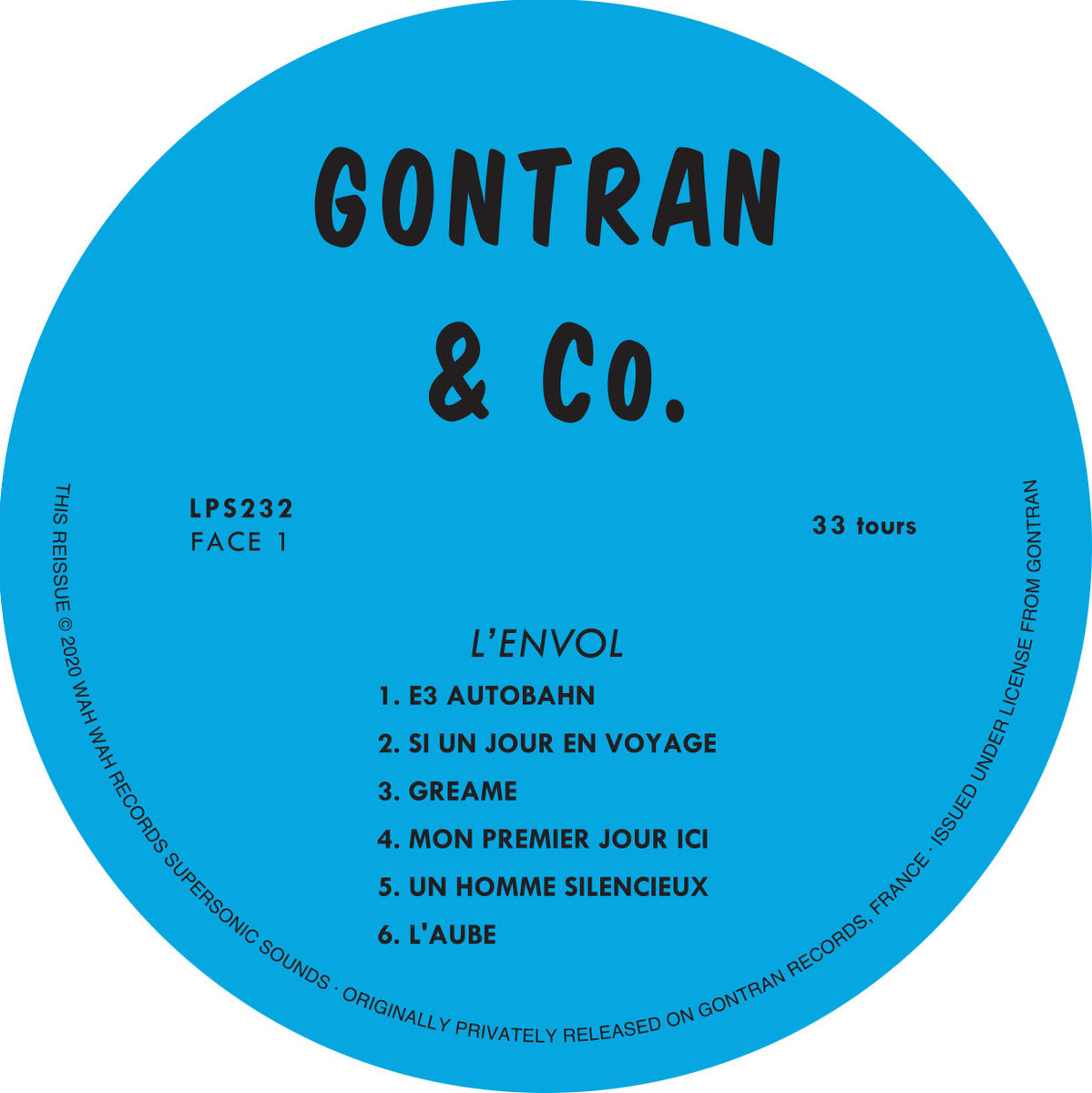 L'envol | Gontran | Wah Wah Records Supersonic Sounds