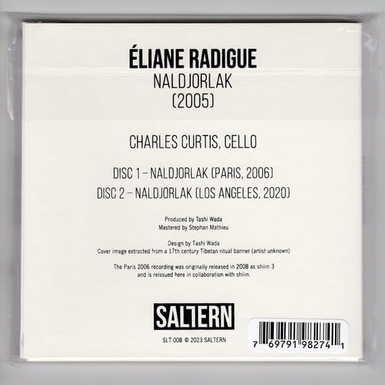 Naldjorlak | Éliane Radigue | Saltern