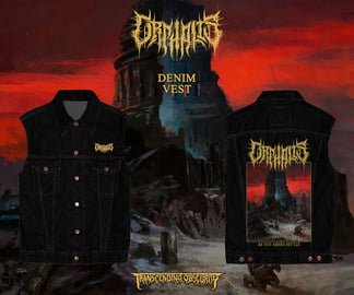 ORPHALIS - As The Ashes Settle Album Artwork Denim Vest, image 1