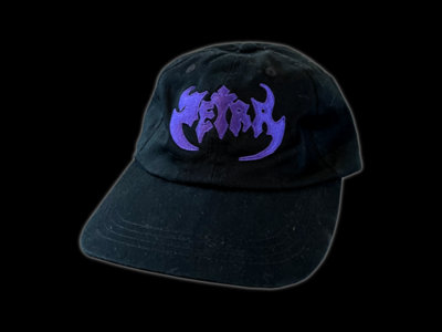 Zetra Embroidered Cap (Black Cap with Purple Logo) main photo