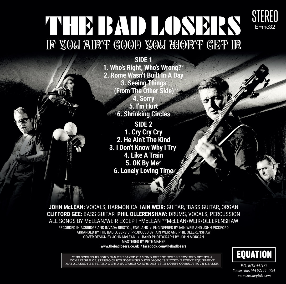 If You Ain't Good You Won't Get In | The Bad Losers