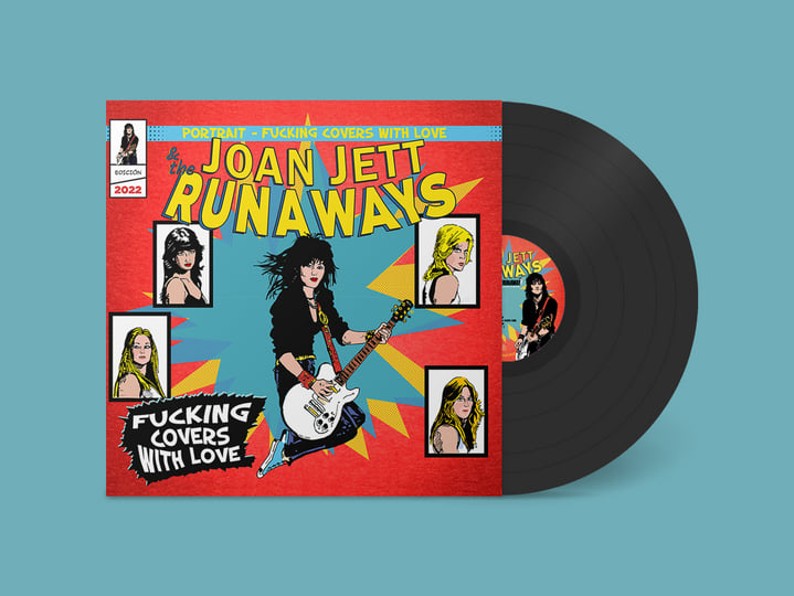Joan Jett & The Runaways Portrait - Fucking Covers With Love