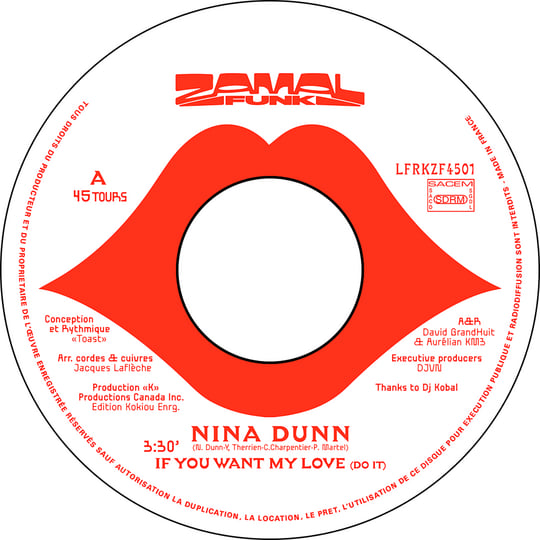 Nina Dunn - Stay And Dance (7'') | La Freak x Zamal Funk | ZamalFunk