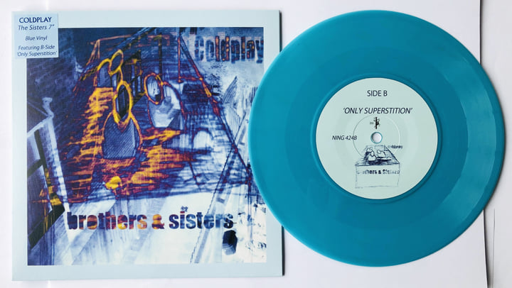 欧2x7” Coldplay Brothers & Sisters NING5845 Fierce Panda /00160 Brothers & Sisters (Colour Vinyl Reissue) | Coldplay