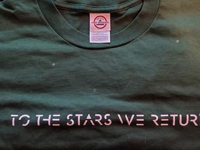 LIMITED EDITION - 2XL T-shirt with glowing stars - GREEN main photo