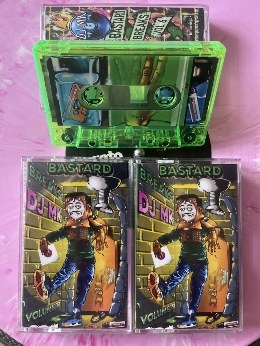 DJ MK - BASTARD BREAKS - VOL 6 (limited edition signed lime