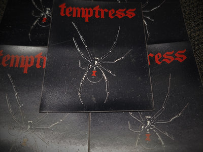 Temptress 'Black Widow' vinyl magnet main photo