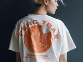 Greed Dance T-Shirt (white shirt / orange print / short sleeves) photo 