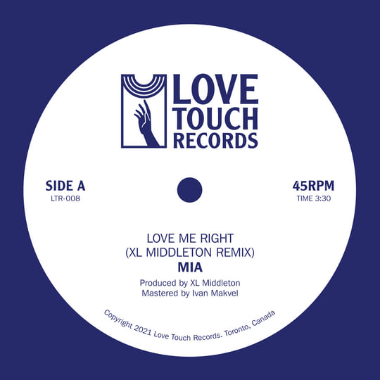 MIA “Love Me Right” (XL Middleton Remix) | Mia | Love Touch Records