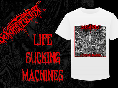 Life Sucking Machines T-Shirt - White main photo