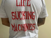 Life Sucking Machines T-Shirt - White photo 