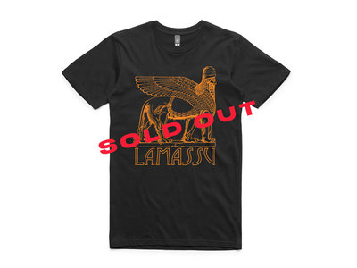 SOLD OUT | LAMASSU 'Deity' tee and iron-on patch bundle main photo
