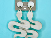 Large Snake Earrings w/ dots photo 