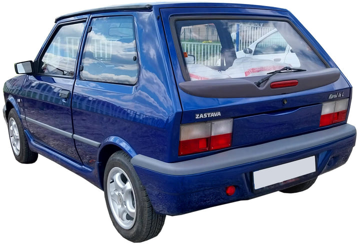 Zastava Yugo Koral In 2002 subcompact supermini car | Krampfstadt