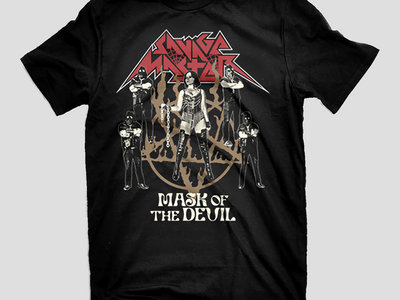 SAVAGE MASTER - Mask Of The Devil [Pentagram] (T-Shirt) w/ Download main photo