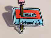 Tape & Pencil Acrylic Pin photo 