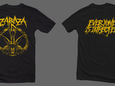 "Everyone is infected" T-shirt Yellow photo 