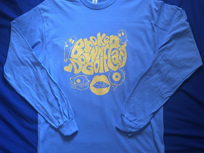 BDGC - Light Blue + Mustard Long Sleeve Shirt Logo main photo