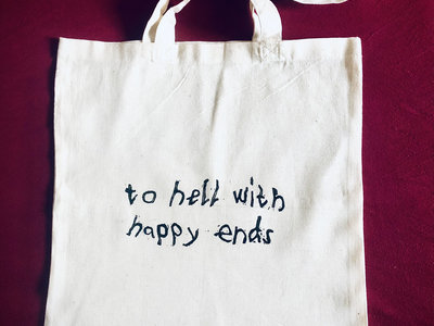 Stofftasche "to hell with happy ends" main photo