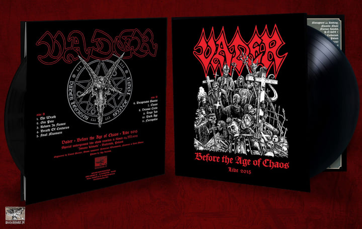 【from before】ライブDVD4枚 Before the Age of Chaos - Live 2015 | VADER | Witching Hour