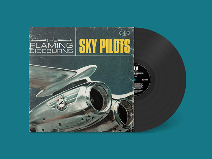 洋楽 Astro Vandalist, Blaq Poet, Comet Smoke Sky Pilots LP | The Flaming Sideburns | Chaputa! Records