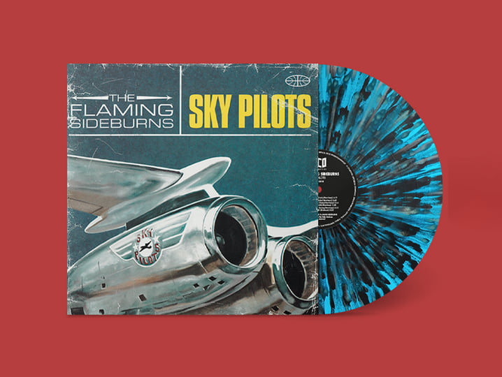 洋楽 Astro Vandalist, Blaq Poet, Comet Smoke Sky Pilots LP | The Flaming Sideburns | Chaputa! Records