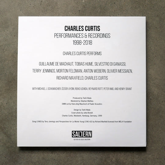 Performances & Recordings 1998-2018 | Charles Curtis