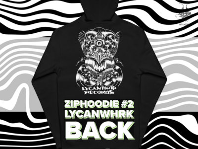 Hoodie #2 - Embroidered FRONT & LYCANWHRK (printed) BACK main photo